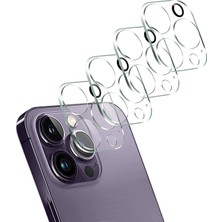 Mimtec Iphone 14 ve 14 Plus Uyumlu Şeffaf Kamera Lens Koruyucu