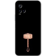 Gramaphone Vivo Y21 Kılıf Hd Desen Baskılı Arka Kapak - Thor Çekiç