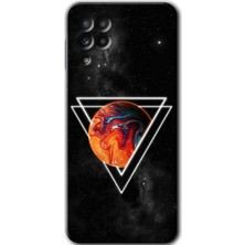 Gramaphone Galaxy A22 Kılıf Hd Desen Baskılı Arka Kapak - Kızıl Gezegen