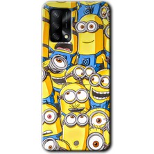 Gramaphone Oppo A74 Kılıf Hd Desen Baskılı Arka Kapak - Minion Ordusu