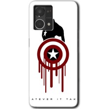 Gramaphone Oppo Reno 7 4g Kılıf Hd Desen Baskılı Arka Kapak - Captain Amerika