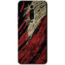 Gramaphone Xiaomi Mi 9t Kılıf Hd Desen Baskılı Arka Kapak + Kırılmaz Cam - Kumaş Deseni 6