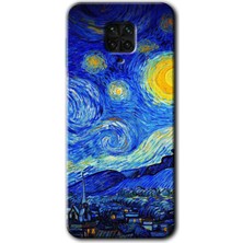 Gramaphone Redmi Note 9s Kılıf Hd Desen Baskılı Arka Kapak - Starry Night