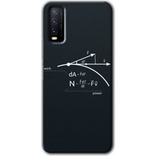 Gramaphone Vivo Y20 Kılıf Hd Desen Baskılı Arka Kapak + Kırılmaz Cam - Work Formül