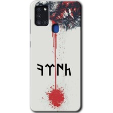 Gramaphone Galaxy A21S Kılıf Hd Desen Baskılı Arka Kapak - Kan Uykusu