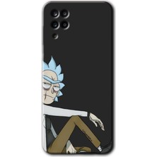 Gramaphone Galaxy A12 Kılıf Hd Desen Baskılı Arka Kapak - Rick