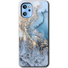 Gramaphone Reeder S19 Max Pro Kılıf Hd Desen Baskılı Arka Kapak - Eski Mermer