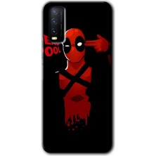 Gramaphone Vivo Y11S Kılıf Hd Desen Baskılı Arka Kapak + Kırılmaz Cam - Deadpool 4
