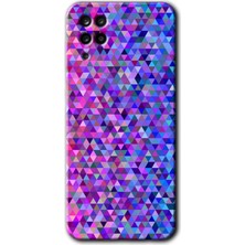 Gramaphone Galaxy A12 Kılıf Hd Desen Baskılı Arka Kapak - Pixel Mozaik