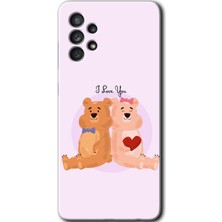 Gramaphone Galaxy A52 Kılıf Hd Desen Baskılı Arka Kapak - Sevgili Ayıcık