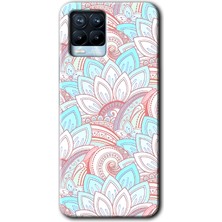 Gramaphone Realme 8 Pro Kılıf Hd Desen Baskılı Arka Kapak + Kırılmaz Cam - Çin Mandala 1