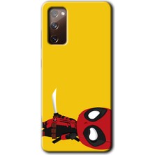 Gramaphone Galaxy S20 Fe Kılıf Hd Desen Baskılı Arka Kapak + Kırılmaz Cam - Deadpool 6