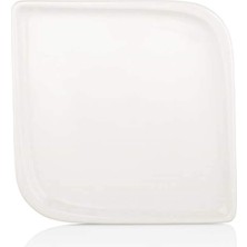 By Bone Ar-25-Kr Arel 25 cm Kare Tabak-Beyaz Porselen 12 Adet