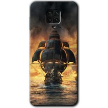 Gramaphone Redmi Note 9 Pro Kılıf Hd Desen Baskılı Arka Kapak - Siyah Inci