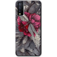 Gramaphone Vivo Y20S Kılıf Hd Desen Baskılı Arka Kapak - Kelebek Ömrü