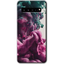 Gramaphone Galaxy S10 Plus Kılıf Hd Desen Baskılı Arka Kapak - Liquid Cloud
