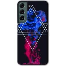 Gramaphone Galaxy S22 Kılıf Hd Desen Baskılı Arka Kapak - Mekanik Duman 1