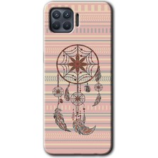 Gramaphone Oppo Reno 4 Lite Kılıf Hd Desen Baskılı Arka Kapak - Mandala Retro