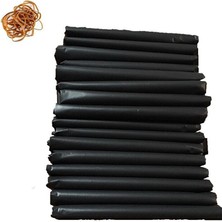 Dekals 20 Adet 80X110 Lastikli Siyah Ultra Kalın Battal Boy Ev Taşıma Taşınma Poşeti Nakliye Çuvalı Nakliyat Torbası