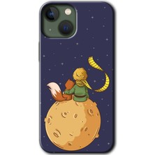 Gramaphone Apple iPhone 13 Kılıf Hd Desen Baskılı Arka Kapak - Küçük Prens