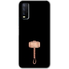 Gramaphone Vivo Y20S Kılıf Hd Desen Baskılı Arka Kapak - Thor Çekiç