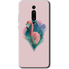 Gramaphone Xiaomi Mi 9t Kılıf Hd Desen Baskılı Arka Kapak - Flamingo