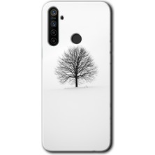 Gramaphone Realme 5i Kılıf Hd Desen Baskılı Arka Kapak - Alone Tree
