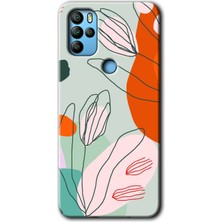 Gramaphone Omix X300 Kılıf Hd Desen Baskılı Arka Kapak - Vektör Çiçekler