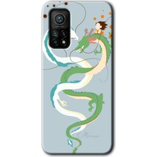Gramaphone Xiaomi Mi 10T Kılıf Hd Desen Baskılı Arka Kapak - Snake Friendship