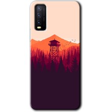 Gramaphone Vivo Y20 Kılıf Hd Desen Baskılı Arka Kapak - Gözlem Kulesi