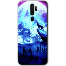 Gramaphone Oppo A5 2020 Kılıf Hd Desen Baskılı Arka Kapak - Mega Kurt
