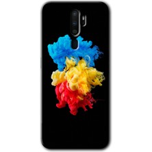 Gramaphone Oppo A5 2020 Kılıf Hd Desen Baskılı Arka Kapak - Black 1
