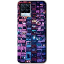 Gramaphone Realme 8 Pro Kılıf Hd Desen Baskılı Arka Kapak - Şehir Görünümü