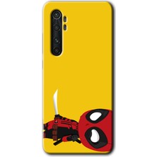Gramaphone Xiaomi Mi Note 10 Lite Kılıf Hd Desen Baskılı Arka Kapak + Kırılmaz Cam - Deadpool 6