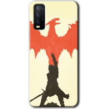 Gramaphone Vivo Y11S Kılıf Hd Desen Baskılı Arka Kapak - Dragon Hunter 1