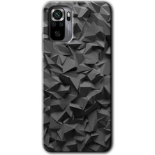 Gramaphone Redmi Note 10 Kılıf Hd Desen Baskılı Arka Kapak + Kırılmaz Cam - Dark Broke