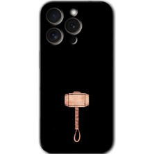 Gramaphone Apple iPhone 15 Pro Uyumlu Kılıf Hd Desen Baskılı Arka Kapak - Thor Çekiç