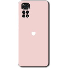Gramaphone Redmi Note 11S 5g Global Kılıf Hd Desen Baskılı Arka Kapak + Kırılmaz Cam - Sade Kalp