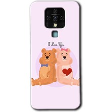 Gramaphone Tecno Camon 16 Kılıf Hd Desen Baskılı Arka Kapak - Sevgili Ayıcık