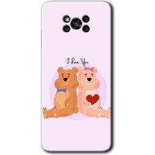 Gramaphone Poco X3 Pro Kılıf Hd Desen Baskılı Arka Kapak - Sevgili Ayıcık