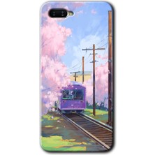 Gramaphone Oppo Rx 17 Neo Kılıf Hd Desen Baskılı Arka Kapak - Rails Paint