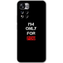 Gramaphone Redmi Note 11 Pro Plus 5g Kılıf Hd Desen Baskılı Arka Kapak + Kırılmaz Cam - For You