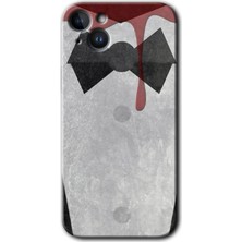 Gramaphone Apple iPhone 14 Plus Kılıf Hd Desen Baskılı Arka Kapak + Kırılmaz Cam - Gentleman Blood