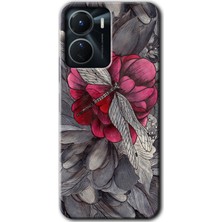 Gramaphone Vivo Y16 Kılıf Hd Desen Baskılı Arka Kapak - Kelebek Ömrü