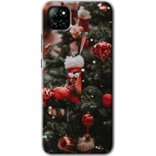 Gramaphone Casper Via E30 Kılıf Hd Desen Baskılı Arka Kapak + Kırılmaz Cam - Happy New Year