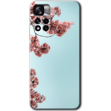Gramaphone Redmi Note 11 Pro Plus 5g Kılıf Hd Desen Baskılı Arka Kapak - Japon Çiçeği