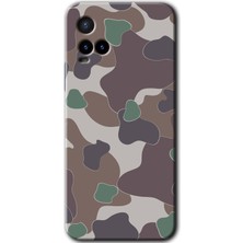 Gramaphone Vivo Y21S Kılıf Hd Desen Baskılı Arka Kapak - Kamuflaj 11