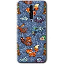 Gramaphone Oppo Reno 2z Kılıf Hd Desen Baskılı Arka Kapak + Kırılmaz Cam - Animals Funny