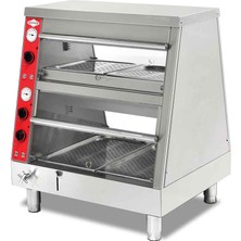 Empero EMP.PLC-D-GN31 Elektrikli Isıtmalı Teşhir Ünitesi 2 Katlı 115X69X93 cm