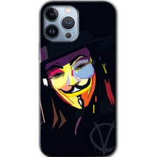 Gramaphone Apple iPhone 13 Pro Kılıf Hd Desen Baskılı Arka Kapak - Vendetta